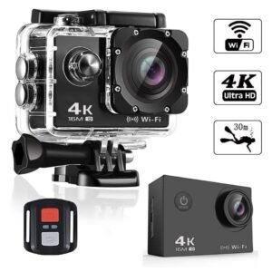 CAMARA 4K DEPORTIVA CON CONTROL
