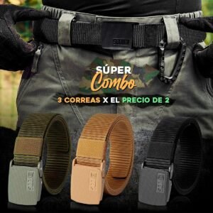 Set x3 Correa Táctica Cinturón CO511-x3